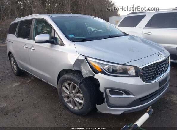 KNDMB5C17M6671262 2021 KIA SEDONA Silver Передня права чверть