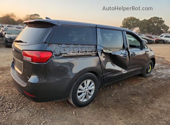 KNDMB5C18J6410024 2018 KIA SEDONA Серый Задняя правая четверть