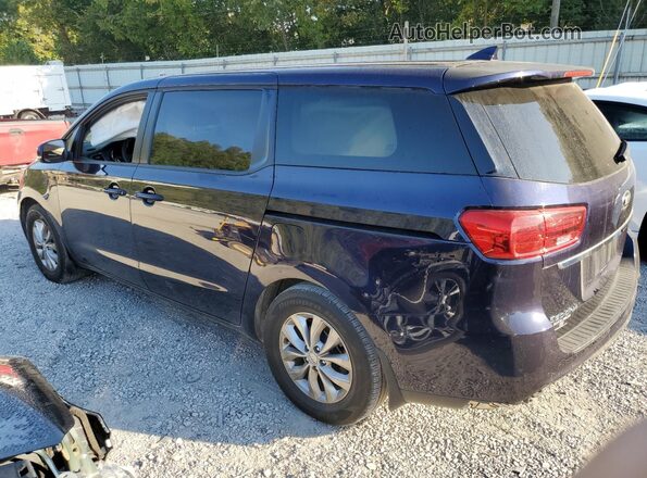 KNDMB5C18M6666717 2021 KIA SEDONA Blue Tył lewy