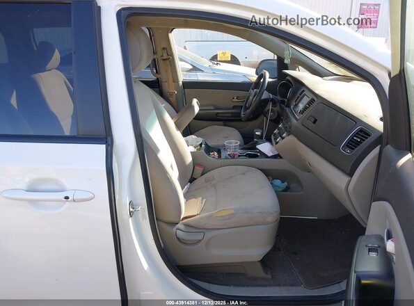 KNDMB5C18M6675191 2021 KIA SEDONA White Vista interior delantera