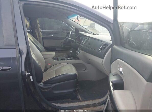 KNDMB5C19K6514264 2019 KIA SEDONA Black Vista interior delantera