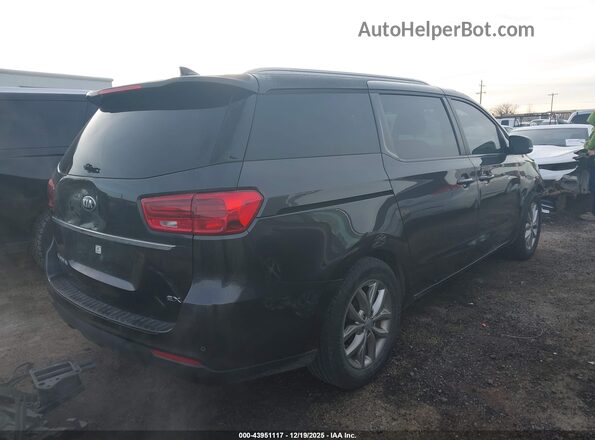 KNDMB5C19K6514264 2019 KIA SEDONA Black Trasero derecho