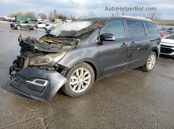 KNDMB5C19M6664877 2021 KIA SEDONA Gray Front left