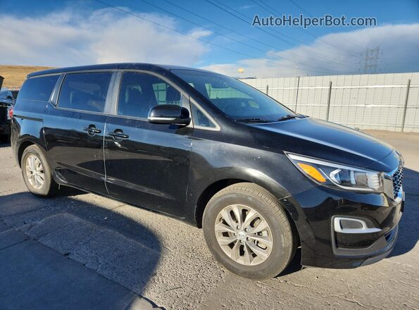 KNDMB5C19M6673725 2021 KIA SEDONA Black Delantero derecho