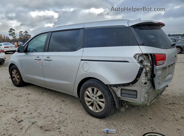 KNDMB5C1XG6134230 2016 KIA SEDONA Silver Tył lewy