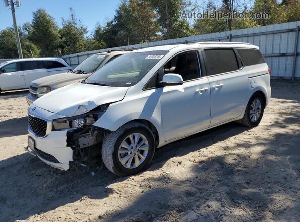 KNDMB5C1XJ6382601 2018 KIA SEDONA White Передня ліва чверть