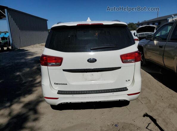 KNDMB5C1XJ6382601 2018 KIA SEDONA White Вид ззаду