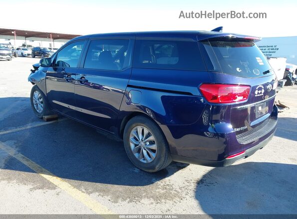 KNDMB5C1XM6673751 2021 KIA SEDONA Purple Trasero izquierdo
