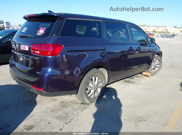 KNDMB5C1XM6673751 2021 KIA SEDONA Purple Trasero derecho