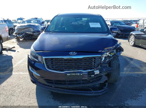 KNDMB5C1XM6673751 2021 KIA SEDONA Purple Vista del cuadro de instrumentos
