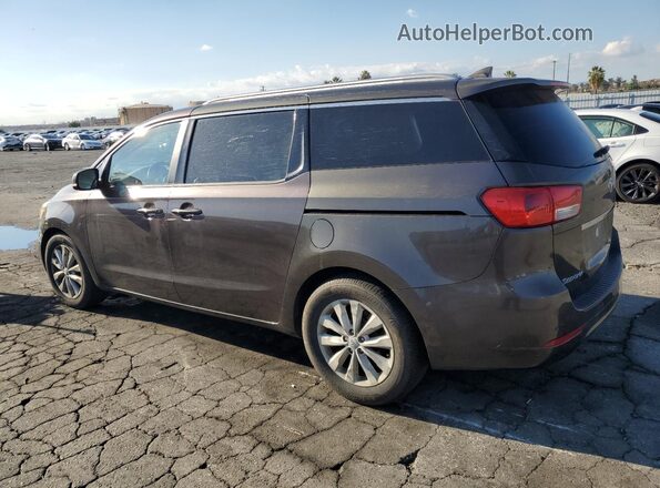 KNDMC5C14G6184313 2016 KIA SEDONA Серый Задняя левая четверть