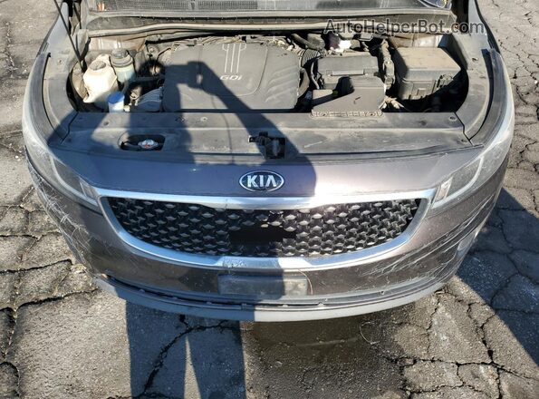 KNDMC5C14G6184313 2016 KIA SEDONA Серый Вид подкапотного пространства