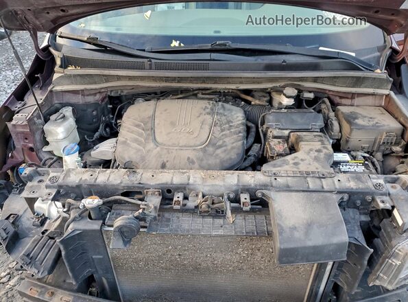 KNDME5C18J6389103 2018 KIA SEDONA Бордовый Вид подкапотного пространства