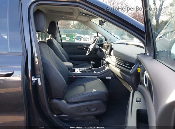 KNDNE5K34T6588093 2026 KIA CARNIVAL MPV Black Widok wnętrza z przodu
