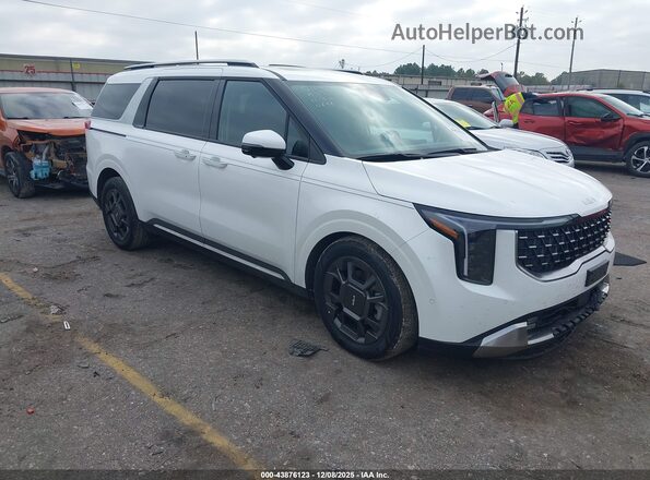 KNDNE5K35S6510646 2025 KIA CARNIVAL MPV White Przód prawy