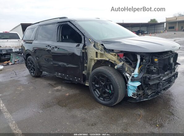KNDNE5KA9S6033654 2025 KIA CARNIVAL MPV HYBRID Черный Передняя правая четверть