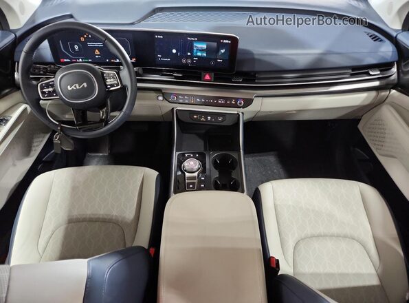 KNDNE5KAXS6044761 2025 KIA CARNIVAL Серый Вид панели приборов
