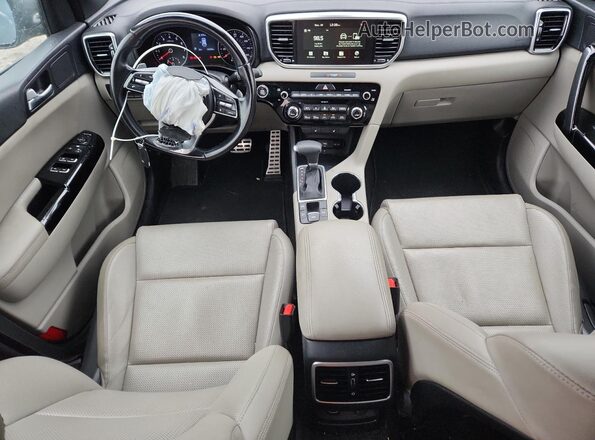 KNDP63AC5L7756314 2020 KIA SPORTAGE Синий Вид панели приборов