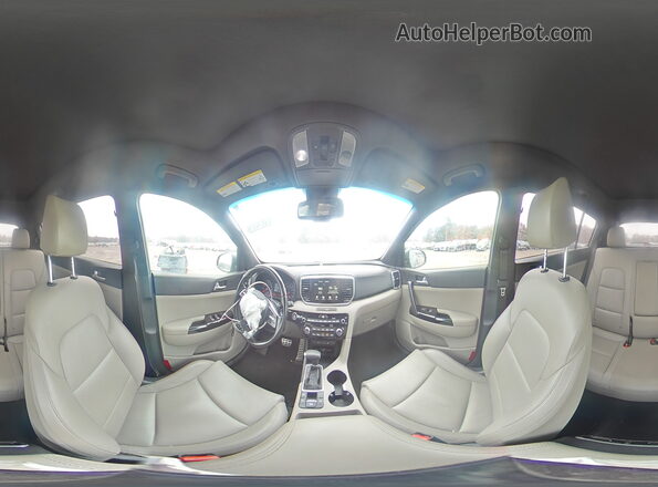 KNDP63AC5L7756314 2020 KIA SPORTAGE Синий Панорамный вид салона 360°