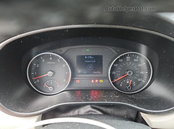 KNDP63AC5L7756314 2020 KIA SPORTAGE Синий Вид щитка приборов