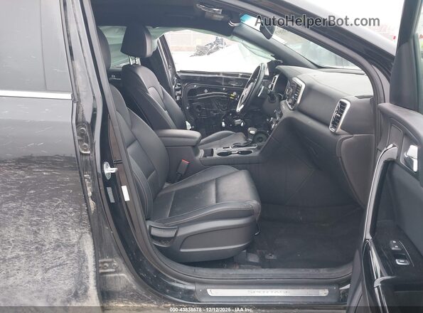 KNDP63AC7L7706756 2020 KIA SPORTAGE Черный Вид салона спереди