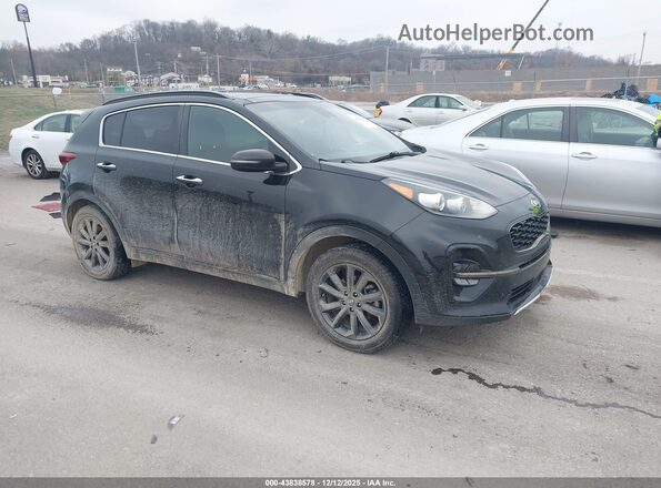 KNDP63AC7L7706756 2020 KIA SPORTAGE Черный Передняя правая четверть