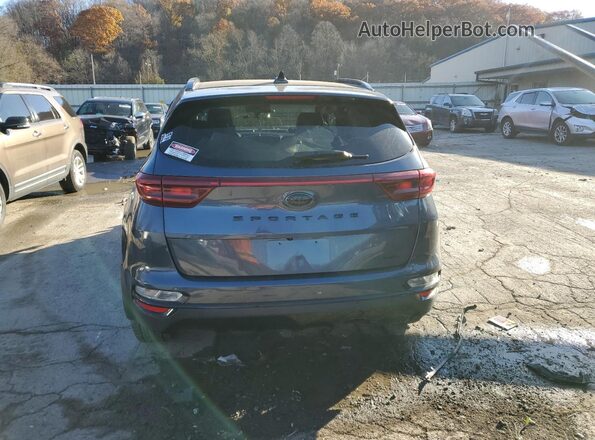 KNDP6CAC0M7854734 2021 KIA SPORTAGE Blue Հետևի տեսք
