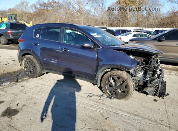KNDP6CAC0M7854734 2021 KIA SPORTAGE Blue Առջևի աջ