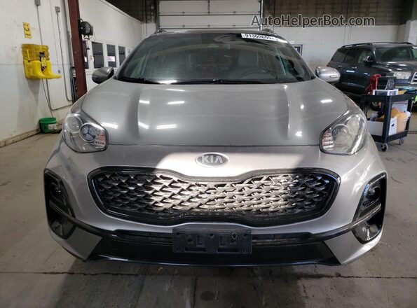 KNDP6CAC9M7858314 2021 KIA SPORTAGE Gray Դիմացի տեսք