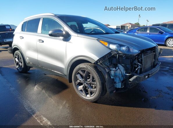 KNDP6CAC9M7896657 2021 KIA SPORTAGE Серый Передняя правая четверть