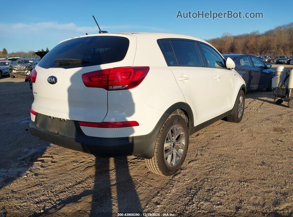KNDPBCAC3G7848894 2016 KIA SPORTAGE White Tył prawy