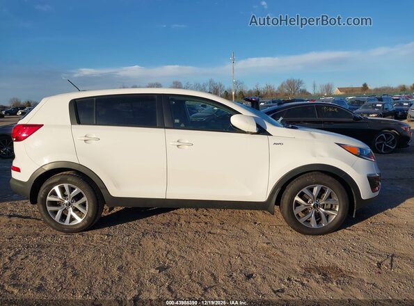 KNDPBCAC3G7848894 2016 KIA SPORTAGE White Widok wnętrza z tyłu