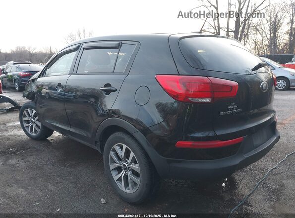KNDPBCAC4G7856874 2016 KIA SPORTAGE Черный Задняя левая четверть