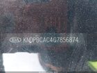 2016 Kia Sportage Lx Черный vin: KNDPBCAC4G7856874