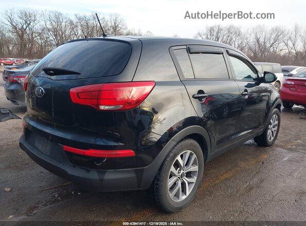 KNDPBCAC4G7856874 2016 KIA SPORTAGE Черный Задняя правая четверть