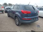 2016 Kia Sportage Lx Dark Blue vin: KNDPBCAC4G7878163