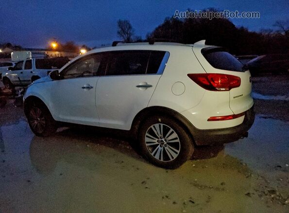 KNDPC3AC2G7836149 2016 KIA SPORTAGE Белый Задняя левая четверть
