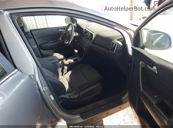 KNDPM3AC1L7745543 2020 KIA SPORTAGE Gray Widok wnętrza z przodu