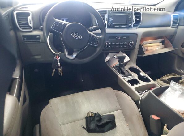 KNDPM3AC2H7299281 2017 KIA SPORTAGE Silver Вид панелі приладів