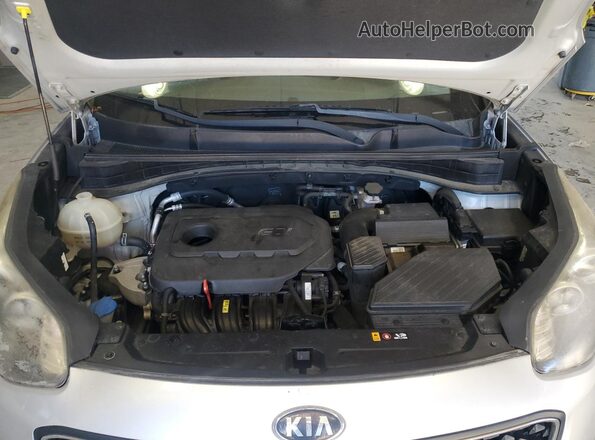KNDPM3AC2H7299281 2017 KIA SPORTAGE Silver Вид підкапотного простору