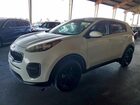 2018 Kia Sportage Lx White vin: KNDPM3AC2J7332818