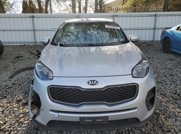 KNDPM3AC7K7616639 2019 KIA SPORTAGE Silver Front view