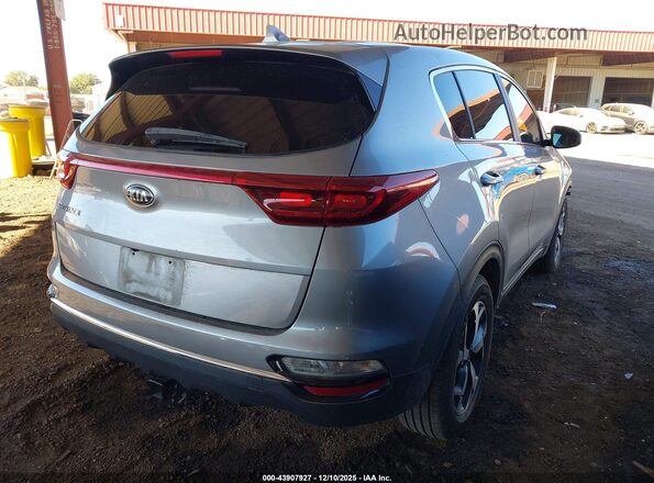 KNDPM3ACXM7931583 2021 KIA SPORTAGE Серебряный Задняя правая четверть
