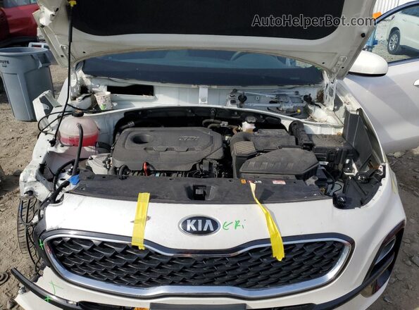 KNDPMCAC0M7929843 2021 KIA SPORTAGE Белый Вид подкапотного пространства