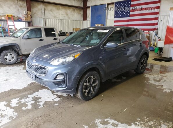 KNDPMCAC4L7793182 2020 KIA SPORTAGE Синий Передняя левая четверть