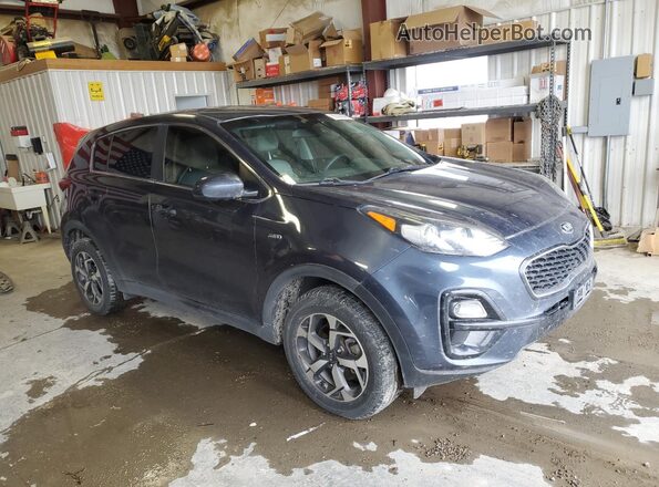 KNDPMCAC4L7793182 2020 KIA SPORTAGE Синий Передняя правая четверть