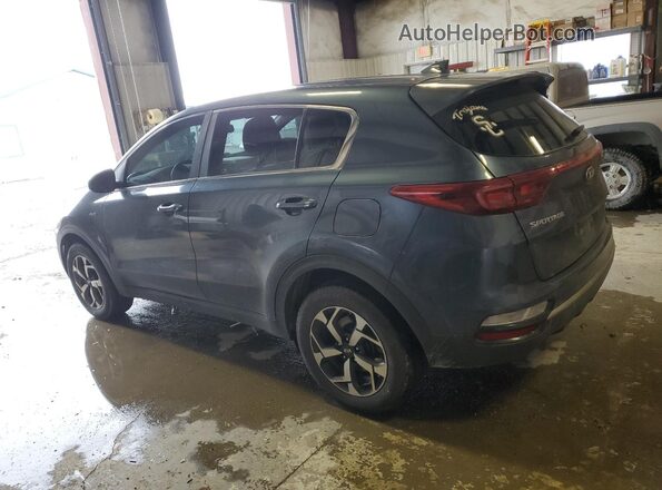 KNDPMCAC4L7793182 2020 KIA SPORTAGE Синий Задняя левая четверть