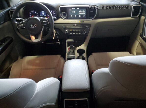 KNDPMCAC4L7793182 2020 KIA SPORTAGE Синий Вид панели приборов