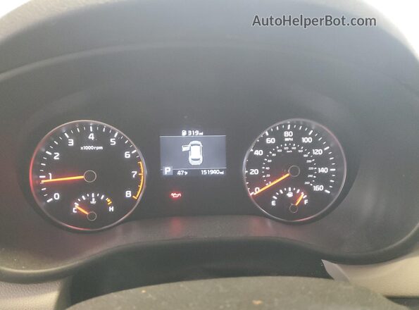 KNDPMCAC4L7793182 2020 KIA SPORTAGE Синий Вид щитка приборов