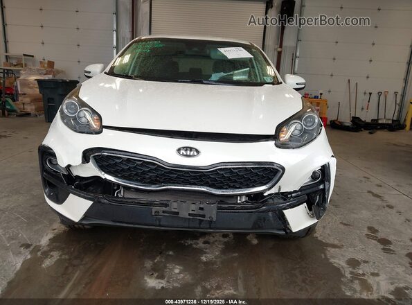 KNDPMCAC4M7909739 2021 KIA SPORTAGE White Вид спереду